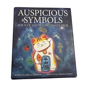 Auspicious Symbols Lucky Healing Oracle Deck Tarot Card Alison DeNicola US Games